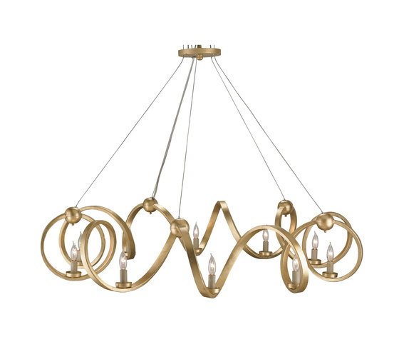 Ringmaster Chandelier | Suspended lights | Currey & Company
