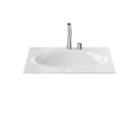 BASINS | Coutertop Washbasin 770 mm | Glossy White | Waschtische | Armani Roca