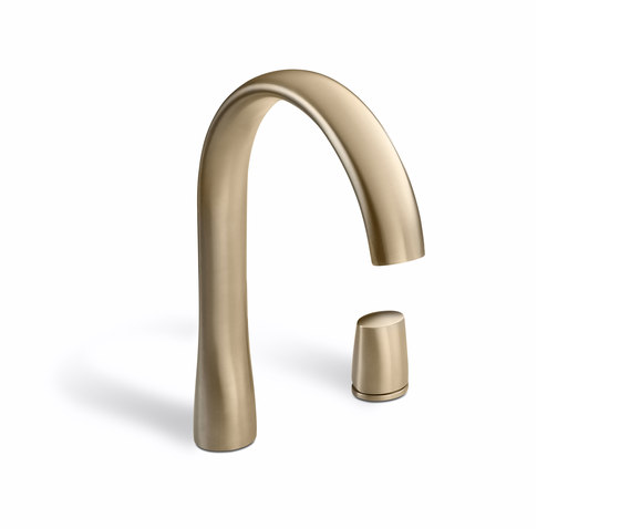 FAUCETS | Single side lever washbasin faucet mixer | Greige | Waschtischarmaturen | Armani Roca
