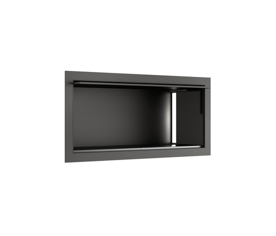 FURNITURE | Built-in horizontal cabinet | Nero | Wall cabinets | Armani Roca