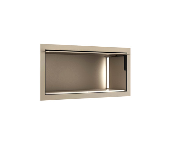 FURNITURE | Built-in horizontal cabinet | Greige | Wandschränke | Armani Roca