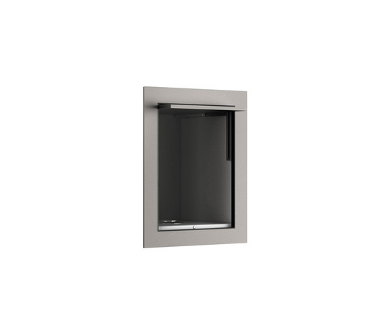 FURNITURE | Built-in cabinet for retractable shower jet for intimate hygiene or toilet-jet for WC cleaning. | Silver | Wall cabinets | Armani Roca