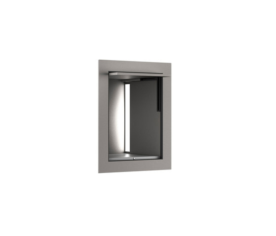 FURNITURE | Built-in storage cabinet | Silver | Wandschränke | Armani Roca