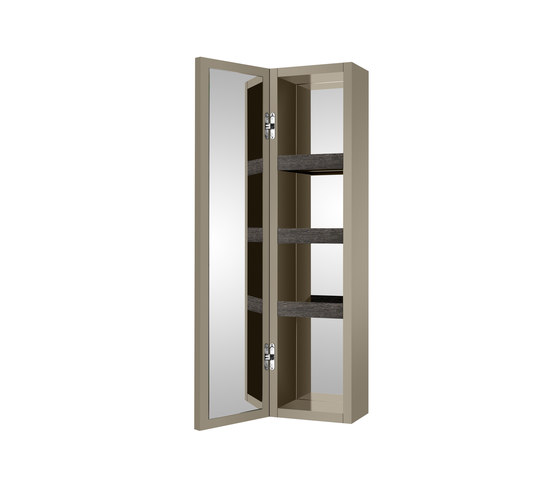 FURNITURE | Wall hung column unit with door which opens 180º. | Greige | Wandschränke | Armani Roca