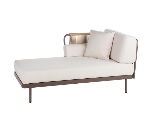 Weave Chaiselongue right arm | Sun loungers | Point