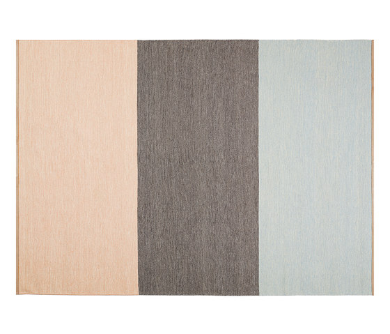 Fields | 170x240 rug in wool with leather edging | Rugs | Design House Stockholm