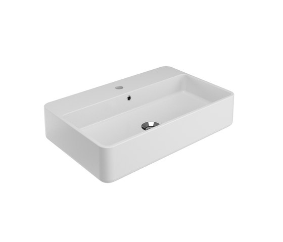 Tratto - One hole washbasin over counter | Waschtische | Olympia Ceramica