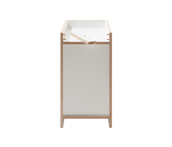 Flai mobile pedestal CPL white | Carritos auxiliares | Müller small living