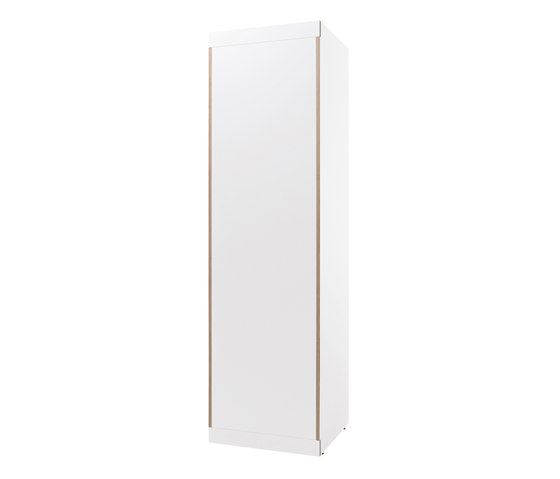 Flai Single Wardrobe CPL white | Cabinets | Müller small living