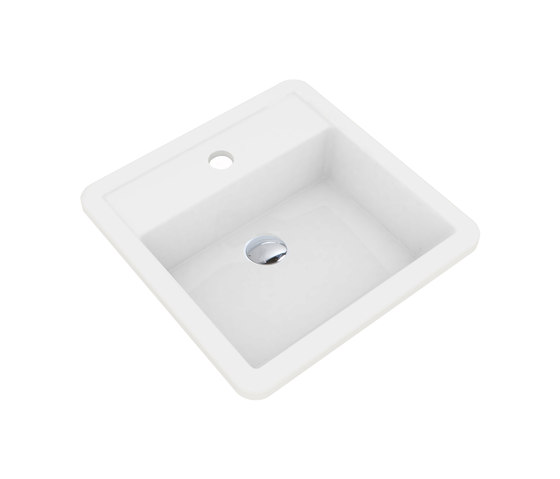 Linea lavabi - One hole rectangular washbasin upon top | Waschtische | Olympia Ceramica