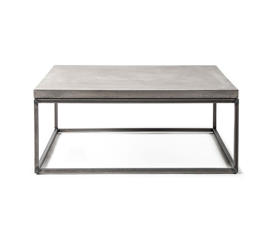 Perspective Concrete and Steel Cocktail Table | Tables basses | Pfeifer Studio