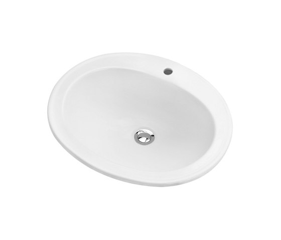 Linea lavabi - One hole Upon top washbasin (three holes on request) | Wash basins | Olympia Ceramica