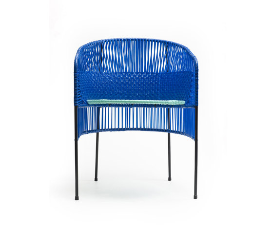 Caribe | dining chair, blue/mint/black | Sillas | Ames