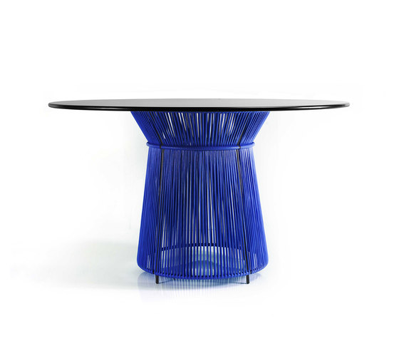 Caribe | dining table, blue/black | Tables de repas | Ames