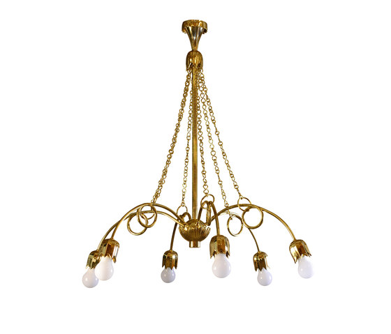 Brass Chandelier | Lámparas de suspensión | Woka