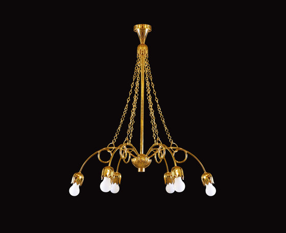 Brass Chandelier | Lámparas de suspensión | Woka