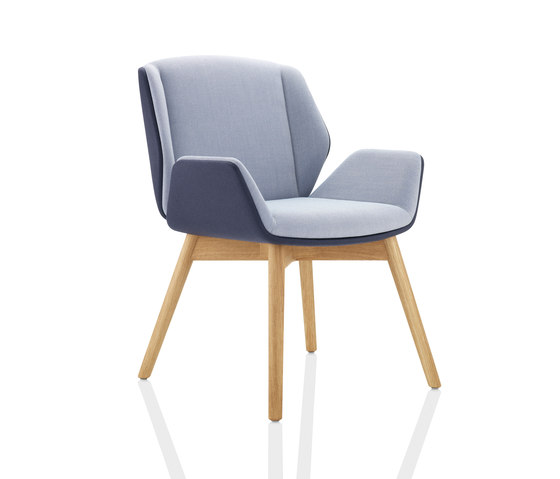 Kruze Meeting - Wooden 4 Leg Oak | Stühle | Boss Design