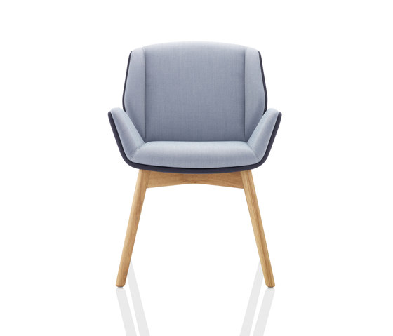Kruze Meeting - Wooden 4 Leg Oak | Chairs | Boss Design