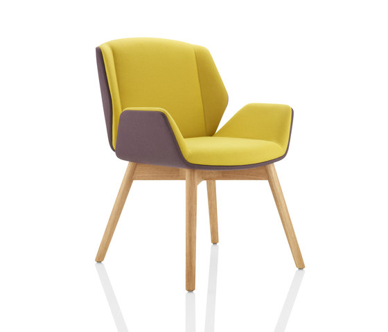 Kruze Meeting - Wooden 4 Leg Oak | Chairs | Boss Design
