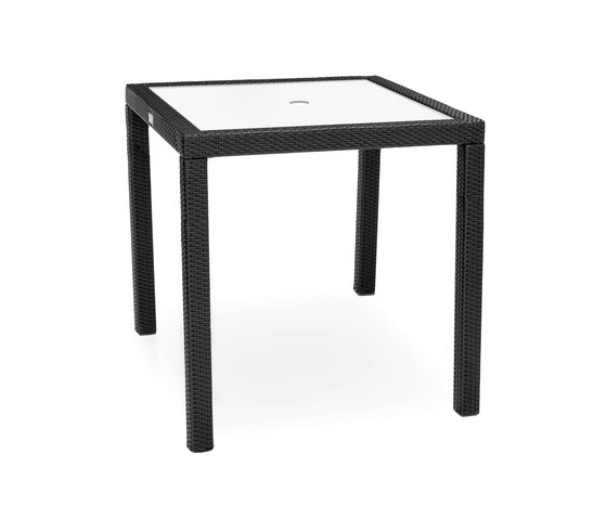 Aria Counter Height Table With Tempered Glass Top | Tavoli pranzo | Kannoa