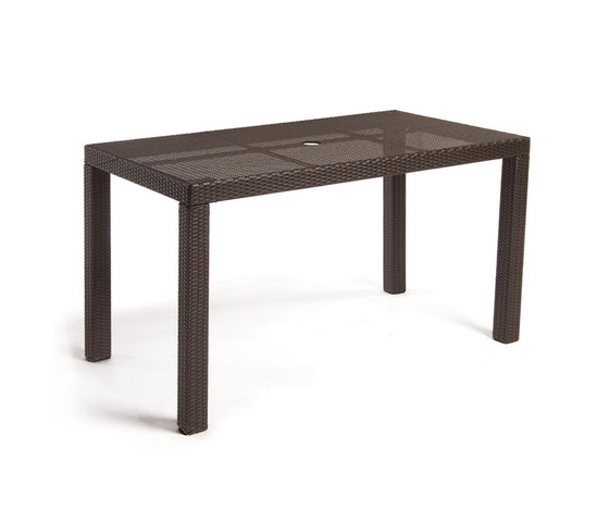 Barbados Table With Tempered Glass Top | Tables de repas | Kannoa