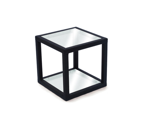 Margarita Side Table With Frosted Glass Top | Mesas auxiliares | Kannoa