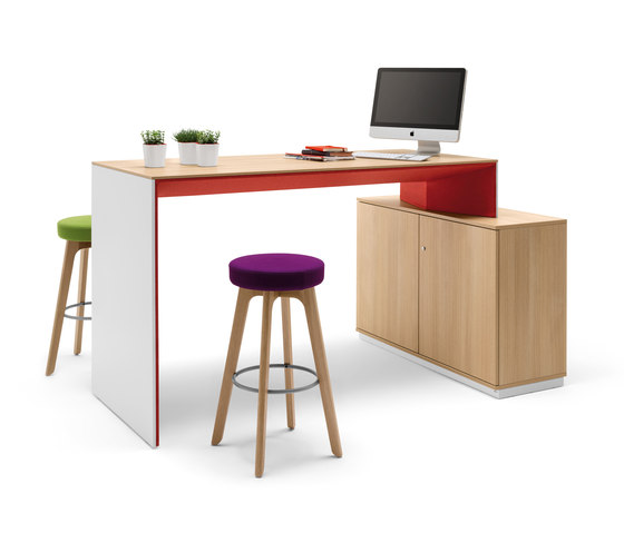 Winea Plus | Panelleg tabel | Mesas altas | WINI Büromöbel