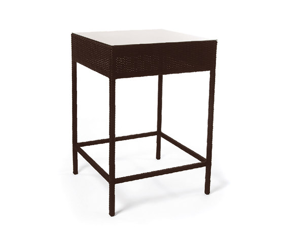 Roma Bar Table With Tempered Glass Top | Standing tables | Kannoa