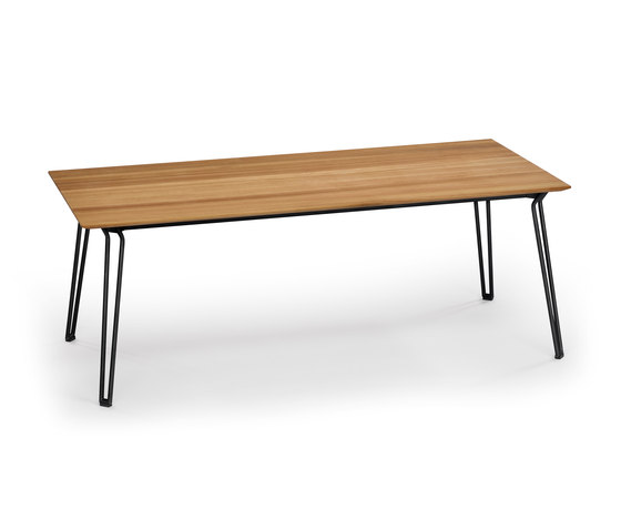 Slope Table, 200 x 90, Tabletop Teak | Tavoli pranzo | Weishäupl