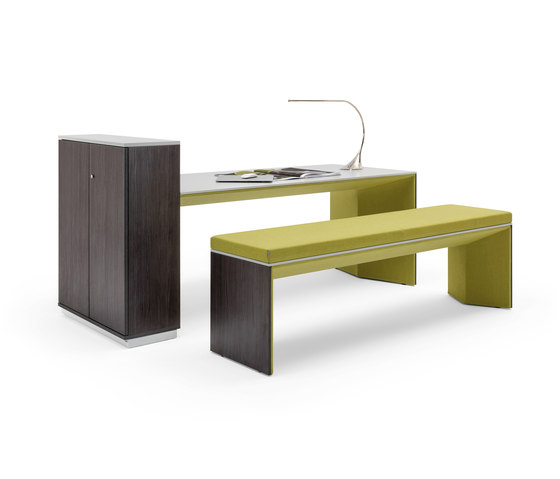 Winea Plus | Panelleg table & Bench | Tavoli contract | WINI Büromöbel