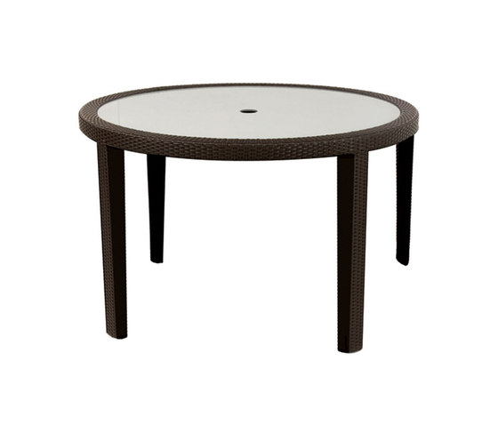 Seneca Dining Table With Tempered Glass Top | Dining tables | Kannoa