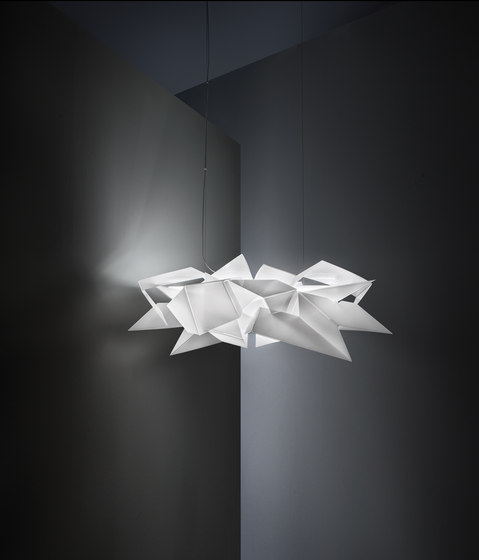 Cordoba pendant light, white cristalflex, dimmable | Lampade sospensione | Slamp