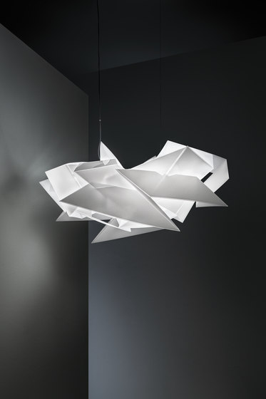 Cordoba pendant light, white cristalflex, dimmable | Lampade sospensione | Slamp