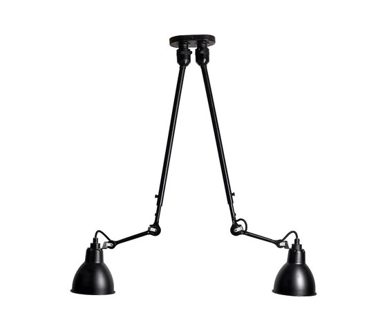 LAMPE GRAS - N°302 DOUBLE black | Lampade plafoniere | DCW éditions