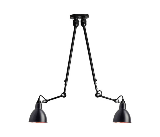 LAMPE GRAS - N°302 DOUBLE black/copper | Ceiling lights | DCW éditions