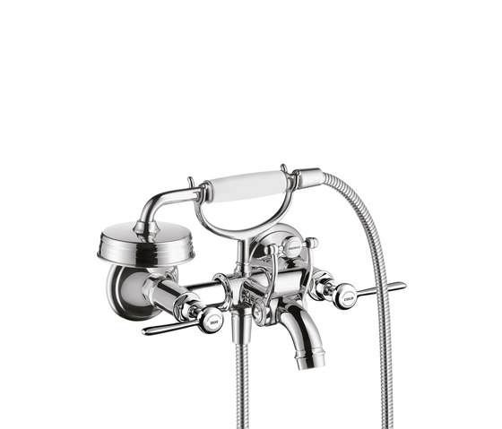 AXOR Montreux 2-handle bath mixer for exposed installation with lever handles | Bath taps | AXOR