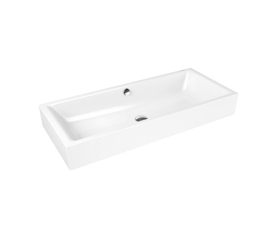 Puro S countertop washbasin 120mm alpine white | Wash basins | Kaldewei