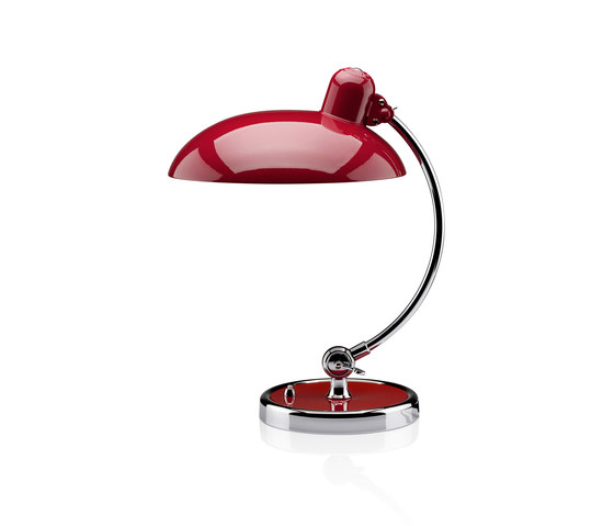 Kaiser Idell™ | 6631-T | Table lamp | Ruby red | Chrome | Table lights | Fritz Hansen