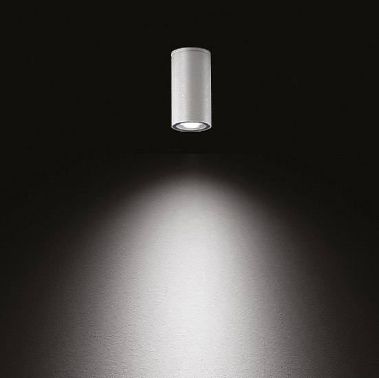 Yama Power LED / Ø 60mm - H 110mm - Textured Glass - Wide Beam 65° | Plafonniers d'extérieur | Ares