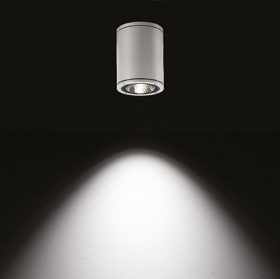 Yama CoB LED / Ø 150mm - H 170mm - Textured Glass - Medium Beam 40° - Direct 230V | Outdoor ceiling lights | Ares