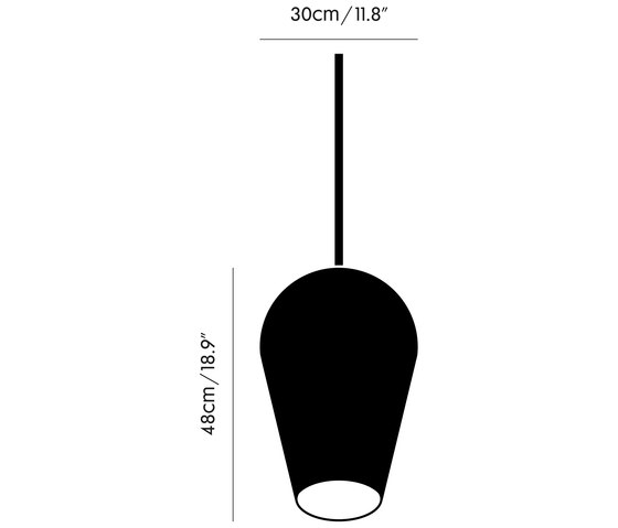 Fade Pendant Copper 50cm | Lámparas de suspensión | Tom Dixon
