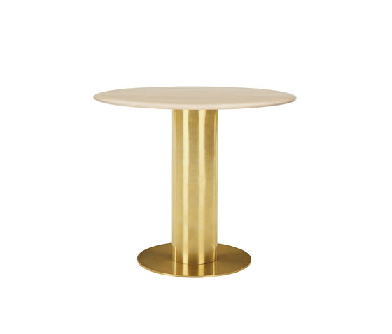 Tube Table Natural Birch Top 900mm | Dining tables | Tom Dixon