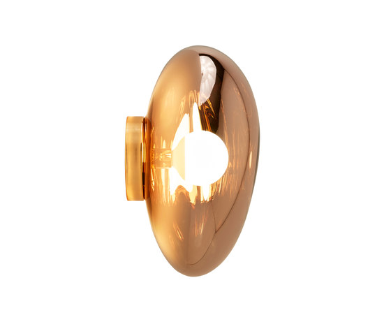 Melt Surface Light Copper | Wall lights | Tom Dixon