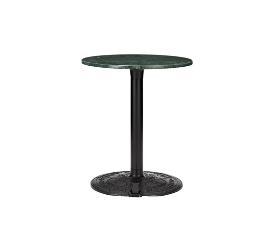 Roll Table Green Marble Top 600mm | Dining tables | Tom Dixon