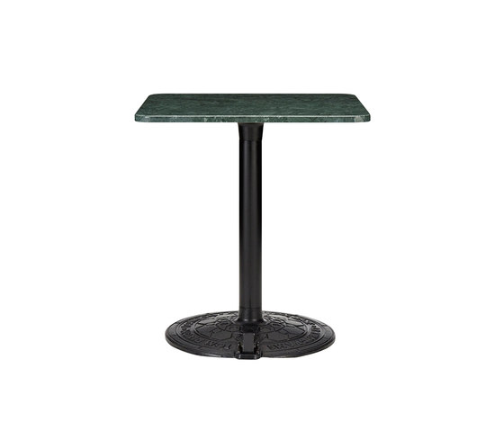 Roll Table Green Marble Top 650mm | Dining tables | Tom Dixon
