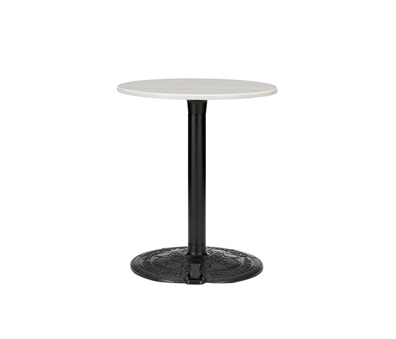 Roll Table White Marble Top 600mm | Dining tables | Tom Dixon