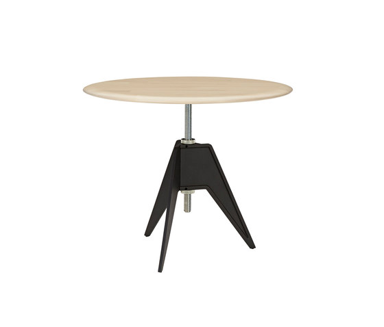 Screw Cafe Table Natural Birch Top 900mm | Dining tables | Tom Dixon