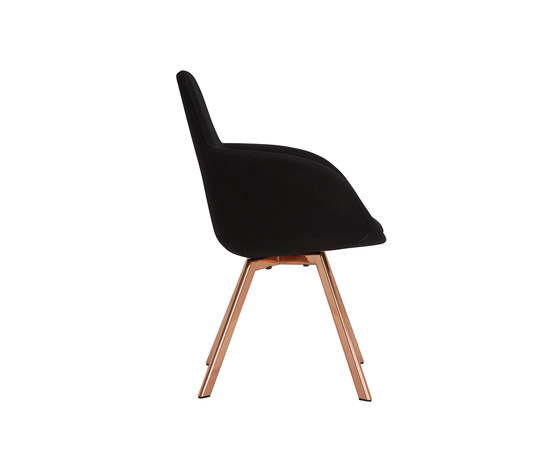 Scoop Chair High Back Copper Leg Tonus 4 | Stühle | Tom Dixon