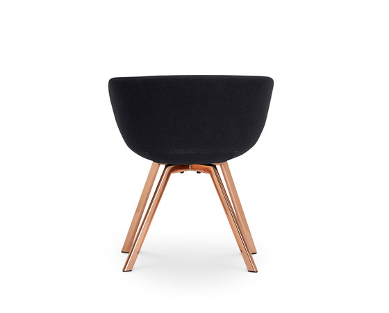 Scoop Chair Low Back Copper Leg Tonus 4 | Sedie | Tom Dixon