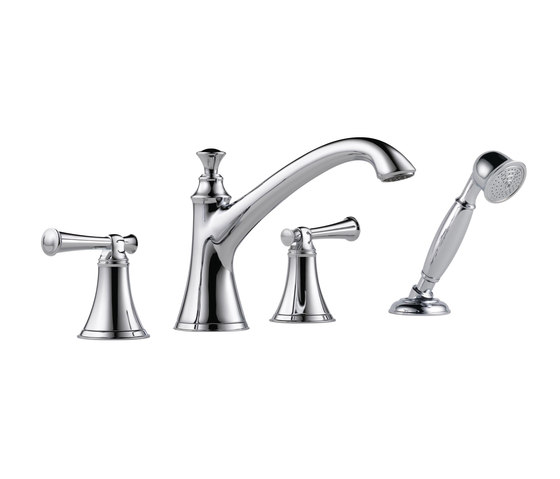 Roman Tub Faucet with Handshower, Lever Handles | Grifería para bañeras | Brizo
